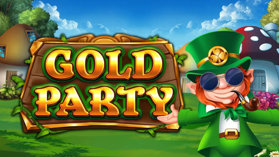 Gold Party banner
