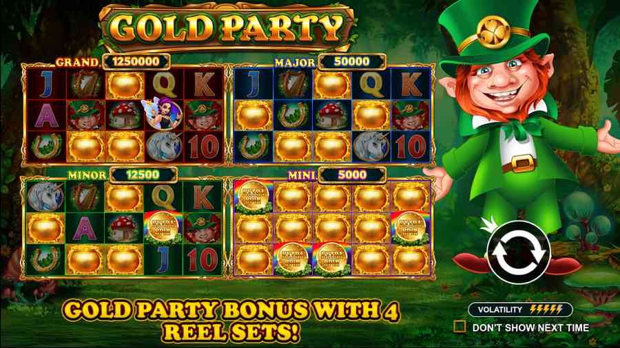 Usa los bonos de casino en Gold Party